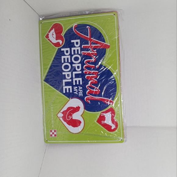 Chicken Metal Coop Signs Farm House Decor PURINA Animal Feed Advertising - Picture 3 of 7